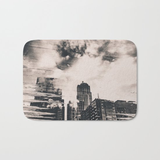 Pike Place Market Dock City Reflection Bath Mat