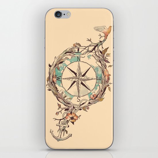 Bon Voyage iPhone & iPod Skin