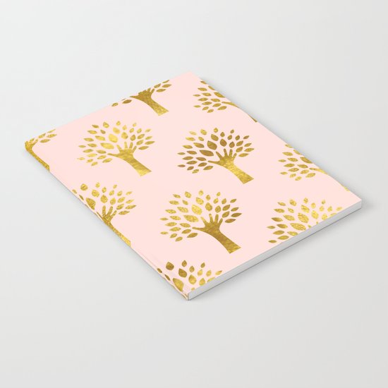 Pink Gold Foil 02 Notebook