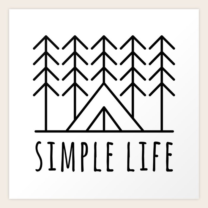 Keep It Simple Art Print By Ain T That Punny Society6