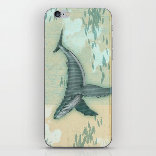 rhythm of the whale iPhone & iPod Skin