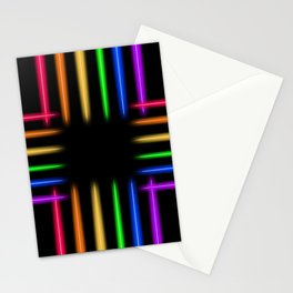 NEON NEEDLES. Stationery Card