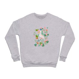Floral Pelican Crewneck Sweatshirt