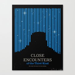 Close Encounters of the Third Kind Minimal Movie Poster Canvas Print