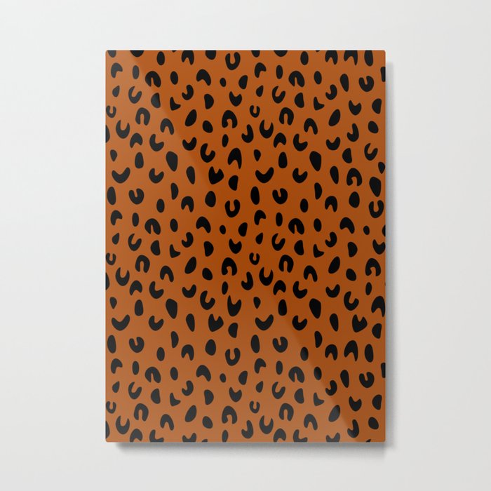 wild leopard Metal Print