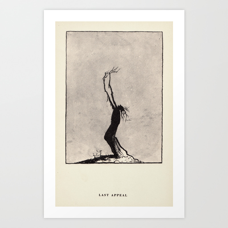 Last Appeal From Trees At Night By Art Young Art Print By