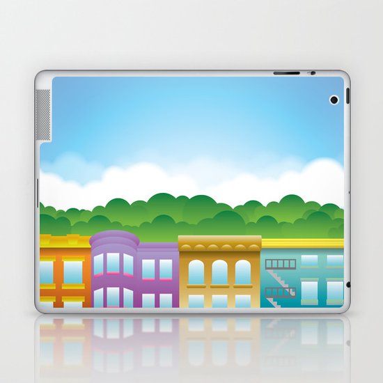 Brooklyn Brownstones Laptop & iPad Skin
