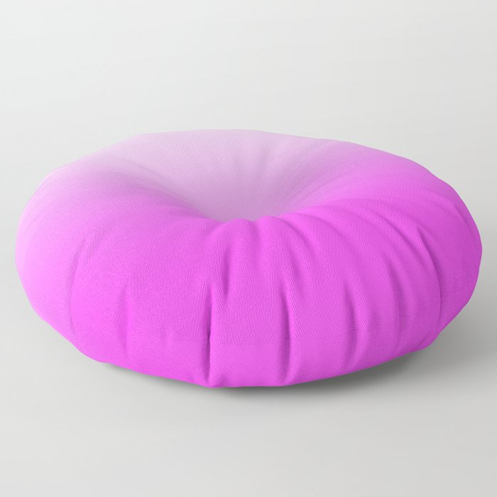 Monochromatic Pink Magenta Ombre Floor Pillow