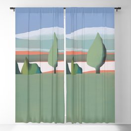 Tree and shrubs Blackout Curtain