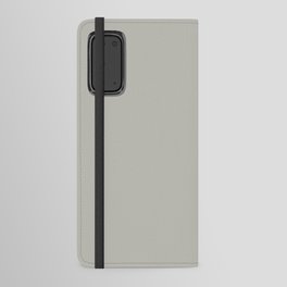 Neutral Gray Taupe Solid Color Hue Shade - Patternless Android Wallet Case