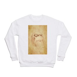 Leonardo's Self Portrait Crewneck Sweatshirt