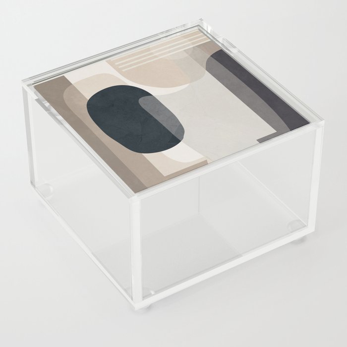 Abstract Geometric Art 52 Acrylic Box