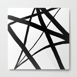 A Harmony of Lines and Shapes Metal Print