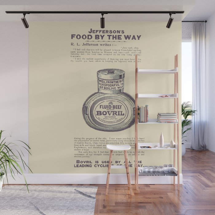 Vintage Bovril drink advertisement - 1895 Wall Mural