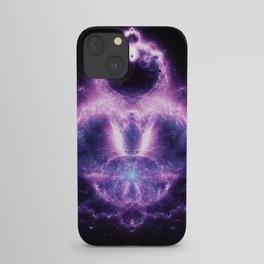 Purple Buddhabrot Fractal Art iPhone Case