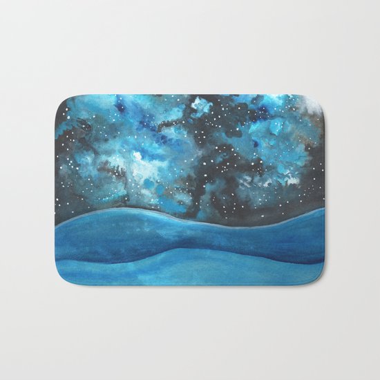 Beautiful Galaxy Bath Mat