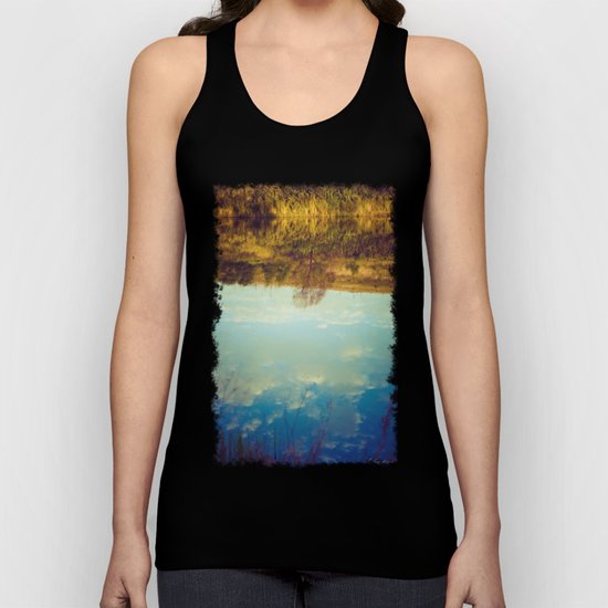 River reflection Unisex Tank Top
