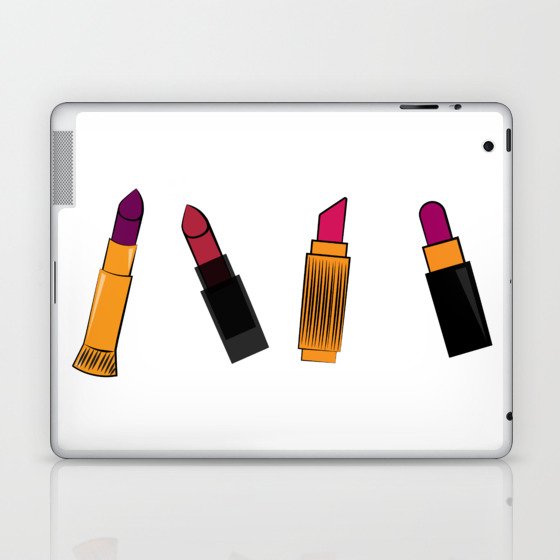 four lipstick Laptop & iPad Skin
