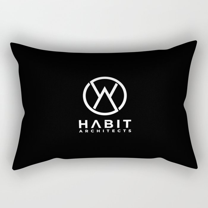 HA White Logo Rectangular Pillow