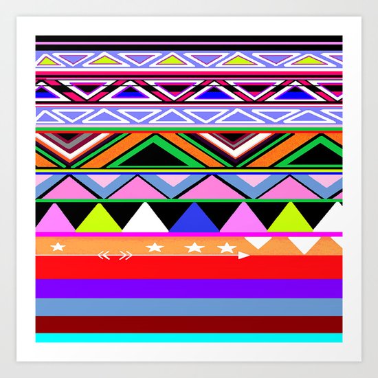 colored Art Print