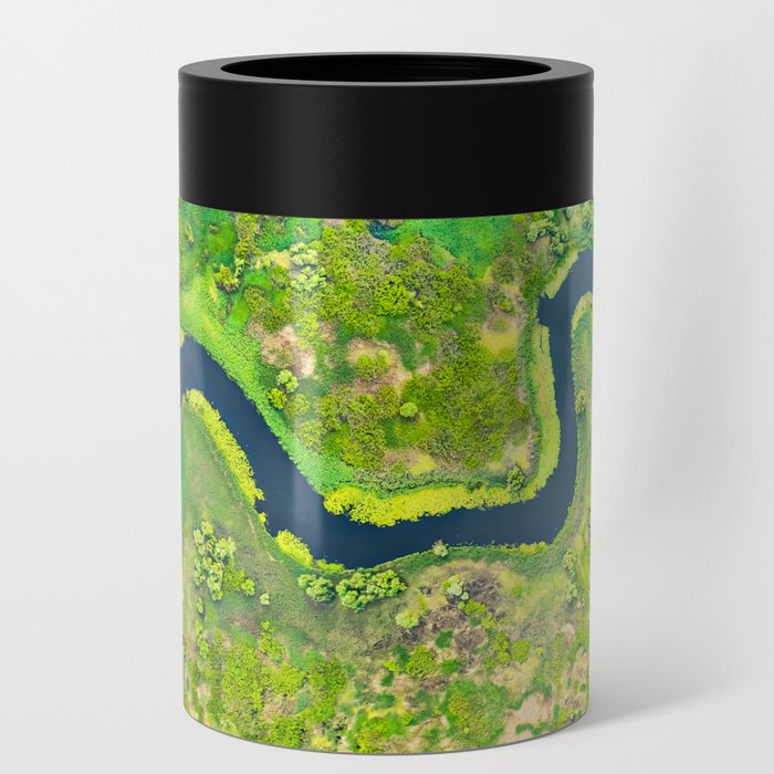 Danube Delta canals aerial view Can Cooler