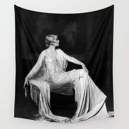 Muriel Finlay, Ziegfeld Follies Jazz Age black and white photograph Wall Tapestry