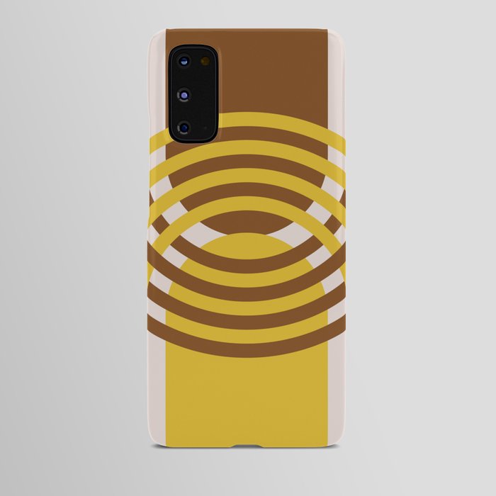 Arches Composition in Brown and Yellow Android Case