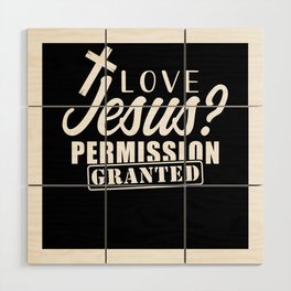 Jesus Love Jesus Wood Wall Art