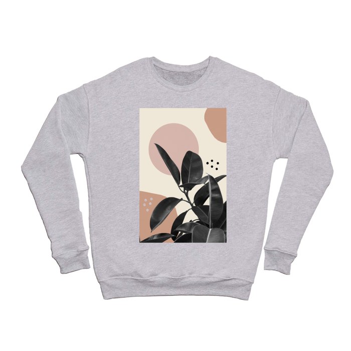 Ficus Summer Abstract Finesse #2 #tropical #decor #art #society6 Crewneck Sweatshirt