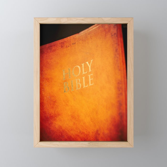 Holy Bible Framed Mini Art Print