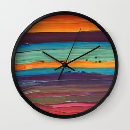 Lava Horizon Wall Clock