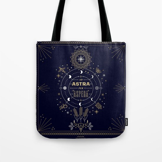 Ad Astra Per Aspera Tote Bag