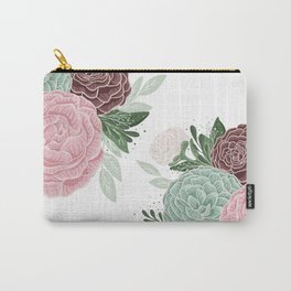 Muted Floral Arrangement  Carry-All Pouch
