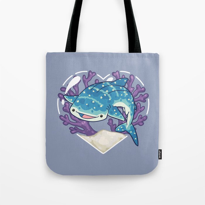 NOM the Whale Shark Tote Bag