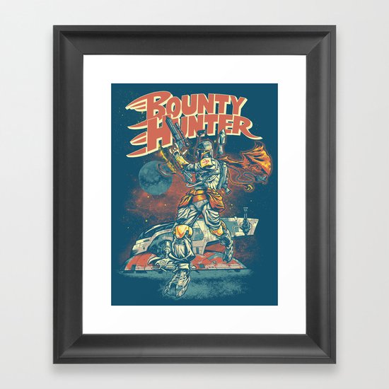 BOUNTY HUNTER Framed Art Print