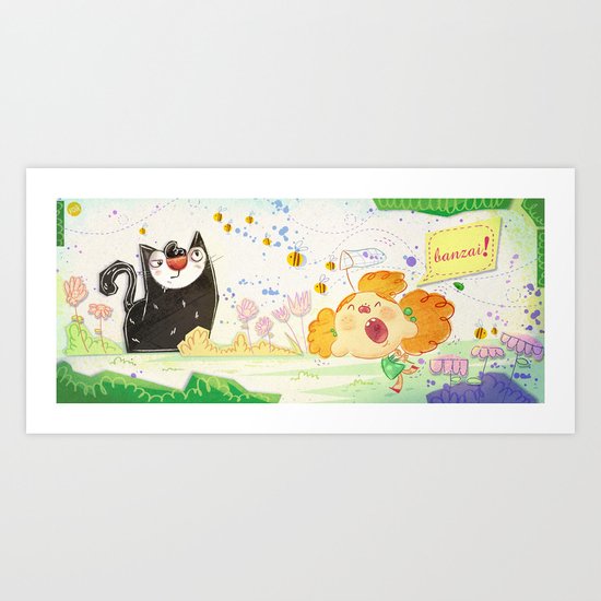 Banzai Art Print