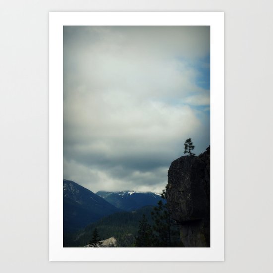 Dirtyface Mountain Art Print