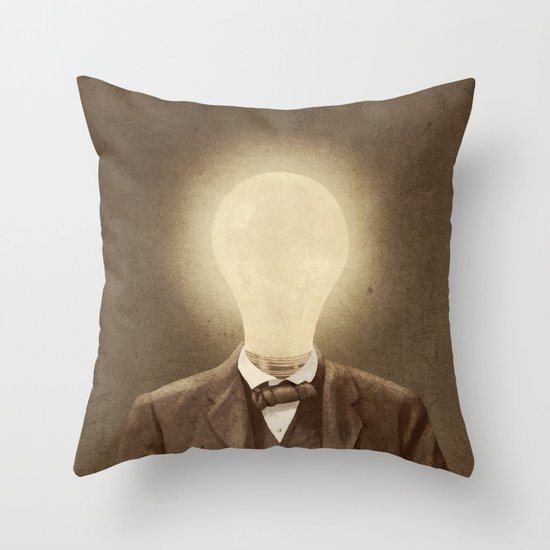 The Idea Man Throw Pillow