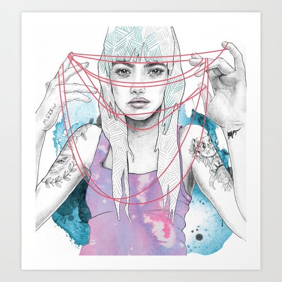 Cat's Cradle Art Print