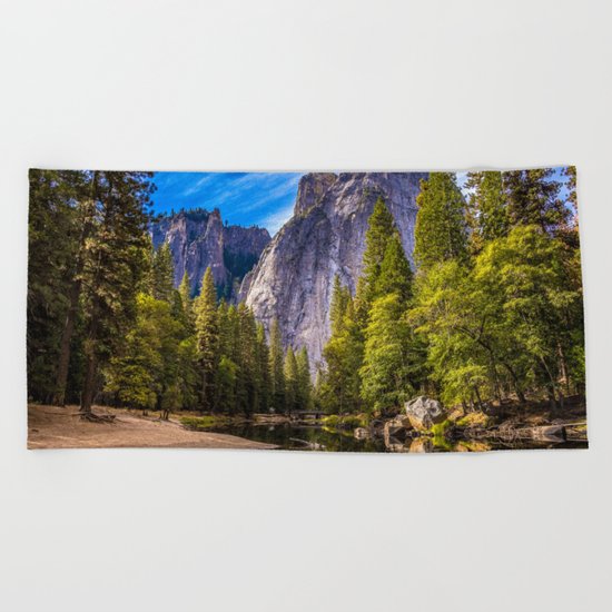 Mighty Mountains Beach Towel