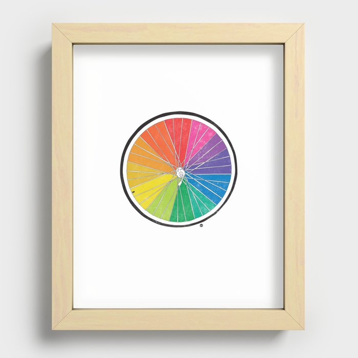 Color Wheel (Society6 Edition) Recessed Framed Print