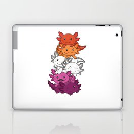 Lesbian Flag Gay Pride Lgbtq Axolotl Laptop Skin