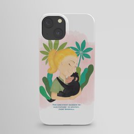Jane Goodall iPhone Case