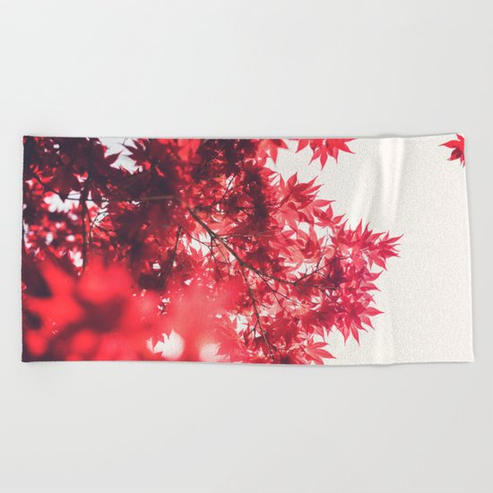 Autumn Leaves Beach Towel