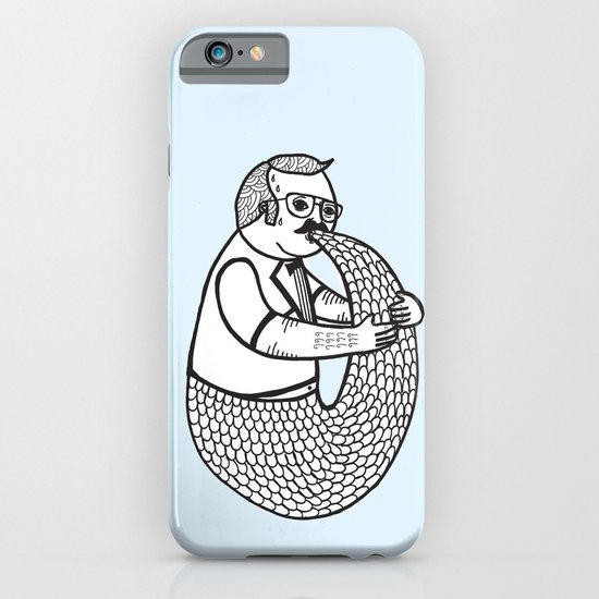 On the rare and condemned practice of trying to suckle on one's own tail iPhone & iPod Case