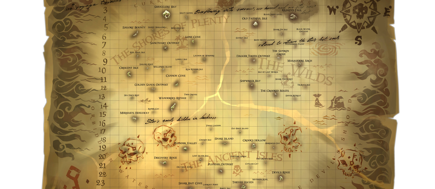 Sea Of Thieves Map Kaffeebecher Von Bliptee Society6