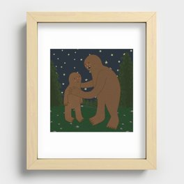 Bigfoot Bonding Recessed Framed Print