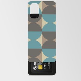 Retro Mid Century Modern Geometric Abstract Pattern 764 Android Card Case