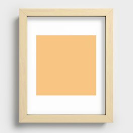 Orange Marigold Recessed Framed Print