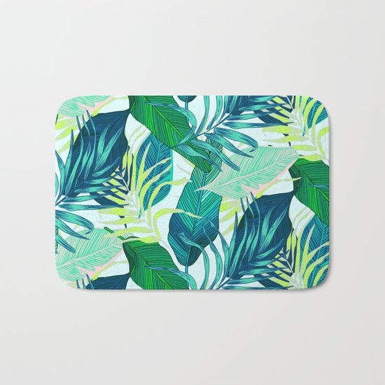 Tropical frenzy Bath Mat
